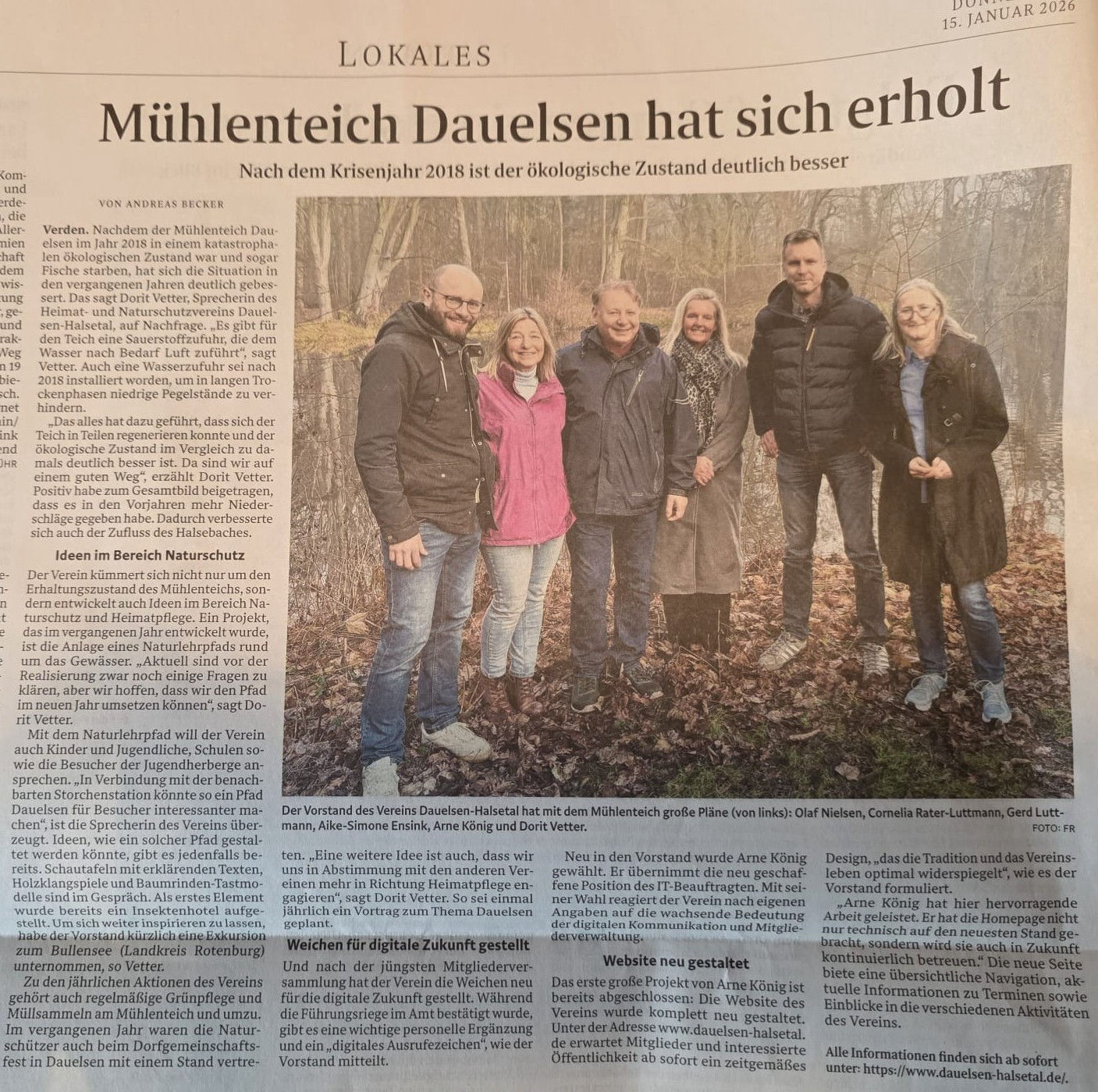 Verdener Nachrichten 15.01.2026
